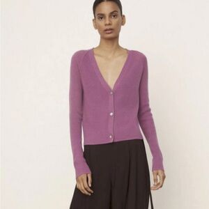 Vince Purple Women's Cardigan